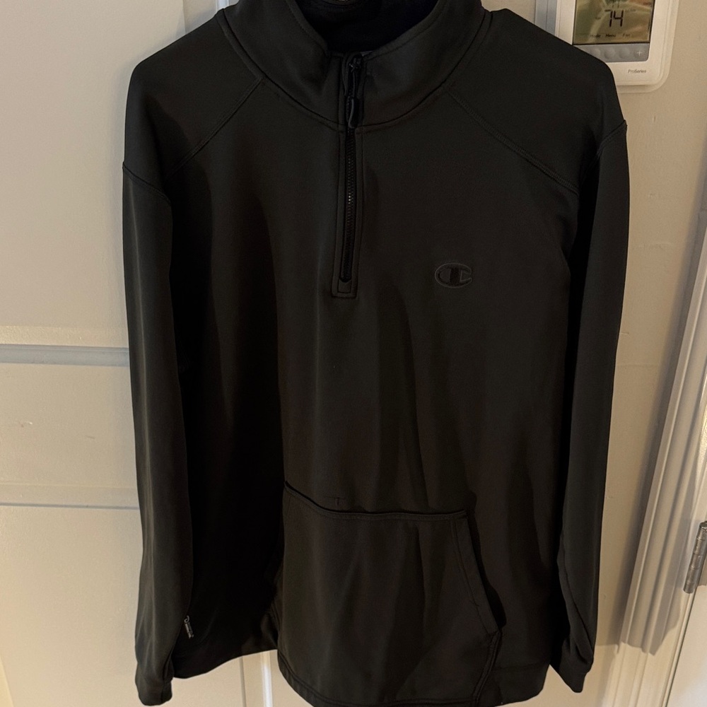 Champion Green Half-Zip Sweatshirt